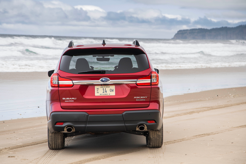 Even the rear hatchback is big, wide and squared off.